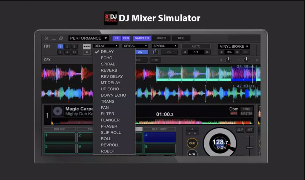 AI Virtual DJ controller Affiche