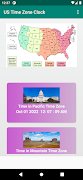 US Time Zone Clock screenshot 4