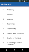 Poster Math Formula for 11th 12th