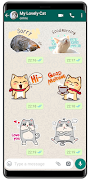 برنامه‌نما WASticker - Cat stickers عکس از صفحه
