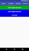 ExpandableLayout Demo screenshot 1