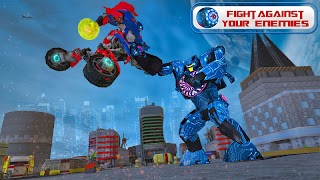 Ball Robot Transform Bike War 截图 4