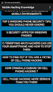 Mobile Hacking Knowledge स्क्रीनशॉट 3
