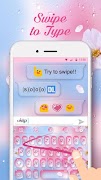 Pink Drops RainbowKey Theme screenshot 3