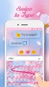 Pink Drops RainbowKey Theme 截圖 3