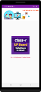 Class 7 UP Board Solutions in  poster