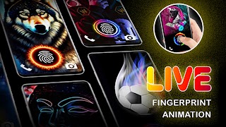 3D Fingerprint animation पोस्टर