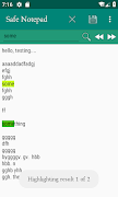 1 Schermata Safe Notepad with search tool