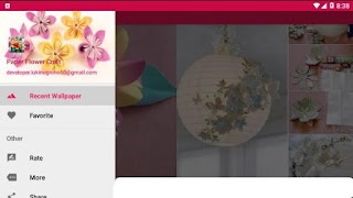 Artisanat Fleur papier capture d'écran 5