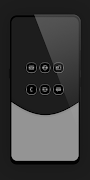 برنامه‌نما Dazzling Silver Icon Pack عکس از صفحه