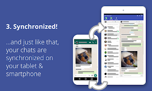 برنامهنما Tablet Messenger عکس از صفحه