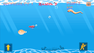 Shrimp Escape Dive captura de pantalla 1