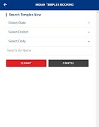Indian Temples Booking स्क्रीनशॉट 1
