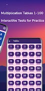 Basic Maths Workout - Tables ภาพหน้าจอ 1