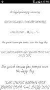 Romance Fonts Message Maker poster