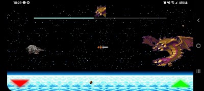 Space Runner Arcade Plakat