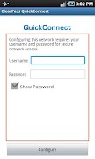 ClearPass QuickConnect screenshot 1