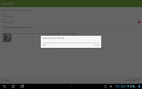 SecuredPGPHangMessages screenshot 1