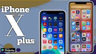 4 Schermata iphone X plus launcher for Ad