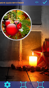Christmas Clock Live Wallpaper screenshot 1