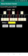 Binary Numbers Tutorial screenshot 2