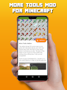 Tools Mod for Minecraft постер