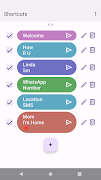 Easy Message Shortcuts Creator screenshot 1