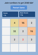 2048 স্ক্রিনশট 1