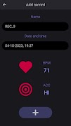 برنامه‌نما Heart Rate عکس از صفحه