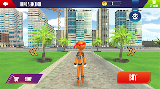 Cuộc phiêu lưu của Grand Stickman Rope Hero ảnh chụp màn hình 4