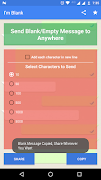 Blank Empty Message Generator imagem de tela 2