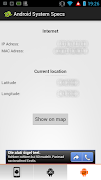 System info for Android capture d'écran 1