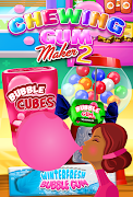 Chewing Gum Maker 2 - Kids Bubble Gum Maker Games 스크린샷 1