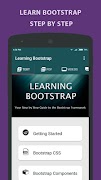 Learning Bootstrap 4 - Tutori โปสเตอร์