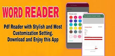 پوستر Word Reader & PDF Docs Viewer