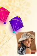 Uttrayan / Kites Greetings Card Photo Editor ảnh chụp màn hình 1
