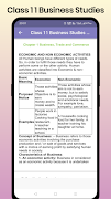 Class 11 Business Studies 截圖 1