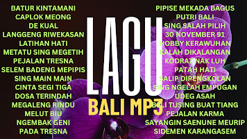 Lagu Bali Mp3 Offline plakat