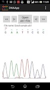 برنامه‌نما DNAApp: DNA sequence analyzer عکس از صفحه