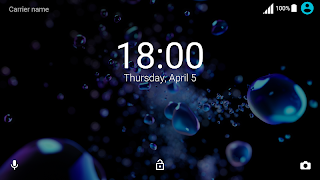 Black Theme XZ2 (live wallpape imagem de tela 5