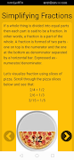 برنامه‌نما Fraction Master عکس از صفحه