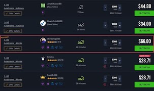 PlayerAuctions ภาพหน้าจอ 5