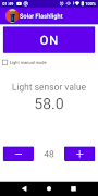 1 Schermata Solar flashlight