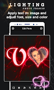 Lighting Text Photo Frames ภาพหน้าจอ 2
