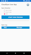 CloudSync App captura de pantalla 2