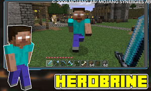Herobrine Mod Minecraft screenshot 1