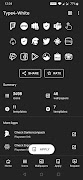 برنامه‌نما Type4-White Icon Pack عکس از صفحه