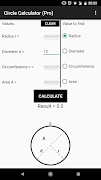 Circle Calculator (Pro) poster