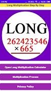 Long Multiplication poster