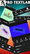 NAME TEXT EDITOR screenshot 1
